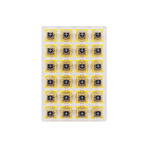 Redragon A113 Bullet-S Tactile Mechanical Switch, Hot-Swappable DIY Keyboard Clicky Switch Mod, 50 Million Click(24 pcs Switches, Keycap + Switch Puller)