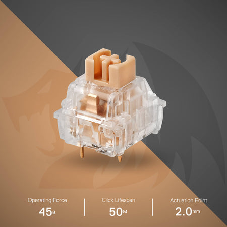 Redragon Carnation A120 Soft Tactile Mechanical Switch