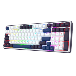 Redragon K744 PRO 99 Keys Wireless Gasket RGB Gaming Keyboard, 3-Mode Mechanical Keyboard w/Hot-Swap Socket, Round PBT Keycaps & 5-Layer Noise Dampening, Custom Linear Switch