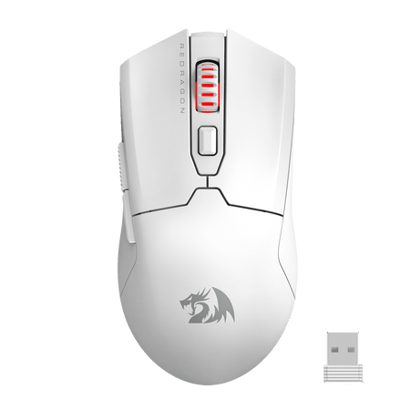 Redragon M995 Wireless Gaming Mouse, 26000 DPI Wired/Wireless Gamer Mouse w/ 3-Mode Connection, BT & 2.4G Wireless, 6 Macro Buttons, Durable Power Capacity for PC/Mac/Laptop
