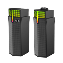 Redragon GS511 Wireless RGB Desktop Speakers, 2.0 PC Gaming Soundbar w/BT 5.3/USB Mode, Dual-Play Design, Rich Stereo Sound and Bass, RGB Backlight & All-in-one Control, USB Powered