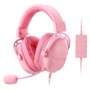 Redragon H376 Aurora Wired Gaming Headset, Virtual 7.1 Surround Sound, 40mm Drivers, in-line Control with EQ Mode, Over-Ear Headphones Works for PC/PS5/NS