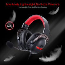 Redragon H376 Aurora Wired Gaming Headset, Virtual 7.1 Surround Sound, 40mm Drivers, in-line Control with EQ Mode, Over-Ear Headphones Works for PC/PS5/NS