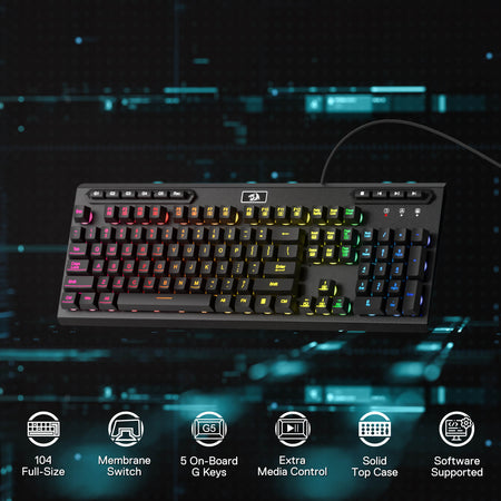 Redragon K513 RGB Membrane Gaming Keyboard