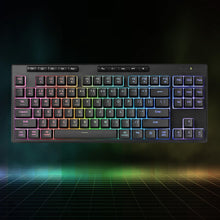 Redragon K516 PRO Shiva TKL RGB Wireless Membrane Gaming Keyboard, 87 Keys Mechanical-Feel Keyboard w/Smooth Linear Switch, On-Board Macro & Multimedia Keys, 16.8M RGB Backlit, Software Supported