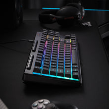 Redragon K516 Shiva TKL Wired RGB Membrane Gaming Keyboard, 87 Keys Mechanical-Feel Keyboard w/Smooth Linear Switch, On-Board Macro & Dedicated Multimedia Keys, 16.8M RGB Backlit, Software Supported