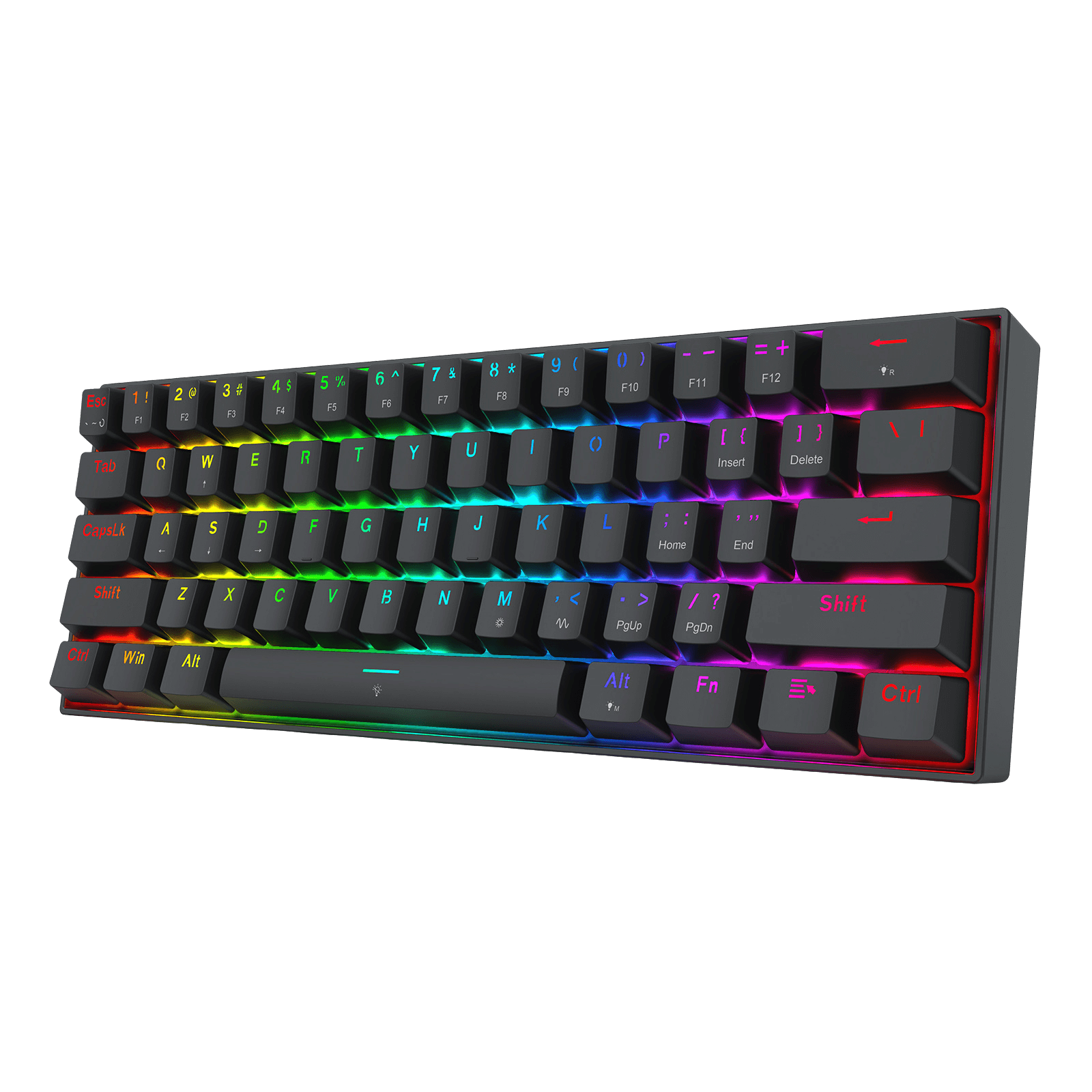 Redragon K617 FIZZ Black 60% Rapid Trigger Wired Gaming