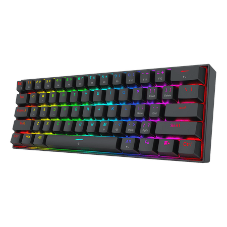 キーボード REDRAGON K617 FIZZ 60% Rapid Trigger Amazon.com: Redragon K617 Fizz 60% Wired RGB Gaming Keyboard