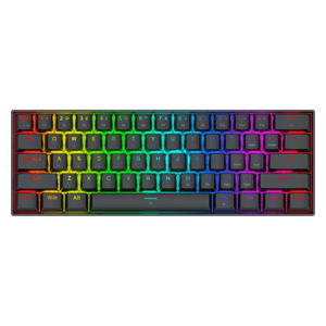Redragon K617 HE Rapid Trigger Gaming Keyboard, 60% 61 Keys Wired Mechanical Keyboard w/Hyper-Fast Actuation, Dedicated Hall Effect Magnetic Switch, Actuation Point Adjustable, Essential Black