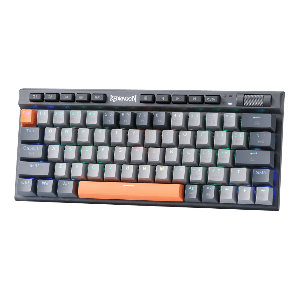 Redragon TRARIC K634 PRO 60% 3-Mode Wireless RGB Gaming Keyboard