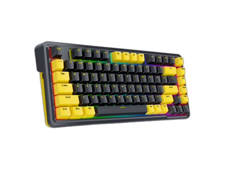 Redragon K649 78% Wired Gasket RGB Gaming Keyboard, 82 Keys Layout Hot-Swap Compact Mechanical Keyboard w/Hot-Swappable Socket, Sound Absorbing Foam, Quiet Custom Linear Switch