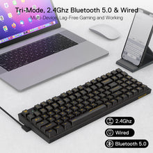 Redragon K658 PRO SE 90% 3-Mode Wireless RGB Gaming Keyboard, 94 Keys Full-Transparent Hot-Swap Mechanical Keyboard w/Upgraded Socket, Sound Absorbing Foams, Full Numpad, Translucent Custom Switch