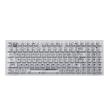 Redragon K658 PRO SE 90% 3-Mode Wireless RGB Gaming Keyboard, 94 Keys Full-Transparent Hot-Swap Mechanical Keyboard w/Upgraded Socket, Sound Absorbing Foams, Full Numpad, Translucent Custom Switch