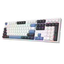 Redragon K668 Wired Gasket RGB Gaming Keyboard, 108 Keys Mechanical Keyboard w/Extra 4 Hotkeys, Upgraded Hot-swappable Socket, Sound Absorbing Foam, Mixed Color Keycaps, Custom Linear Switch