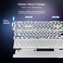 Redragon K673 PRO 75% Wireless Gasket RGB Gaming Keyboard