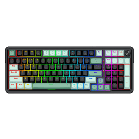 Redragon K686 HE Rapid Trigger Gaming Keyboard, 98 Keys 8K Wired Mechanical Keyboard w/ Next-Gen UltraMag 100% POM Silky Magnetic Switch, Dual-Module Floating Patent Structure Design, 2-Layer Noise Dampening