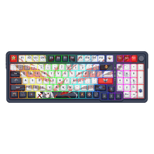 Redragon K686 PRO 98 Keys Wireless Gasket RGB Gaming Keyboard, 3-Modes Anime Mechanical Keyboard w/Hot-Swap Socket, Dedicated Knob Control & Sound Absorbing Pads, Custom Hi-Fi Linear Switch