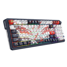 Redragon K686 PRO 98 Keys Wireless Gasket RGB Gaming Keyboard, 3-Modes Anime Mechanical Keyboard w/Hot-Swap Socket, Dedicated Knob Control & Sound Absorbing Pads, Custom Hi-Fi Linear Switch