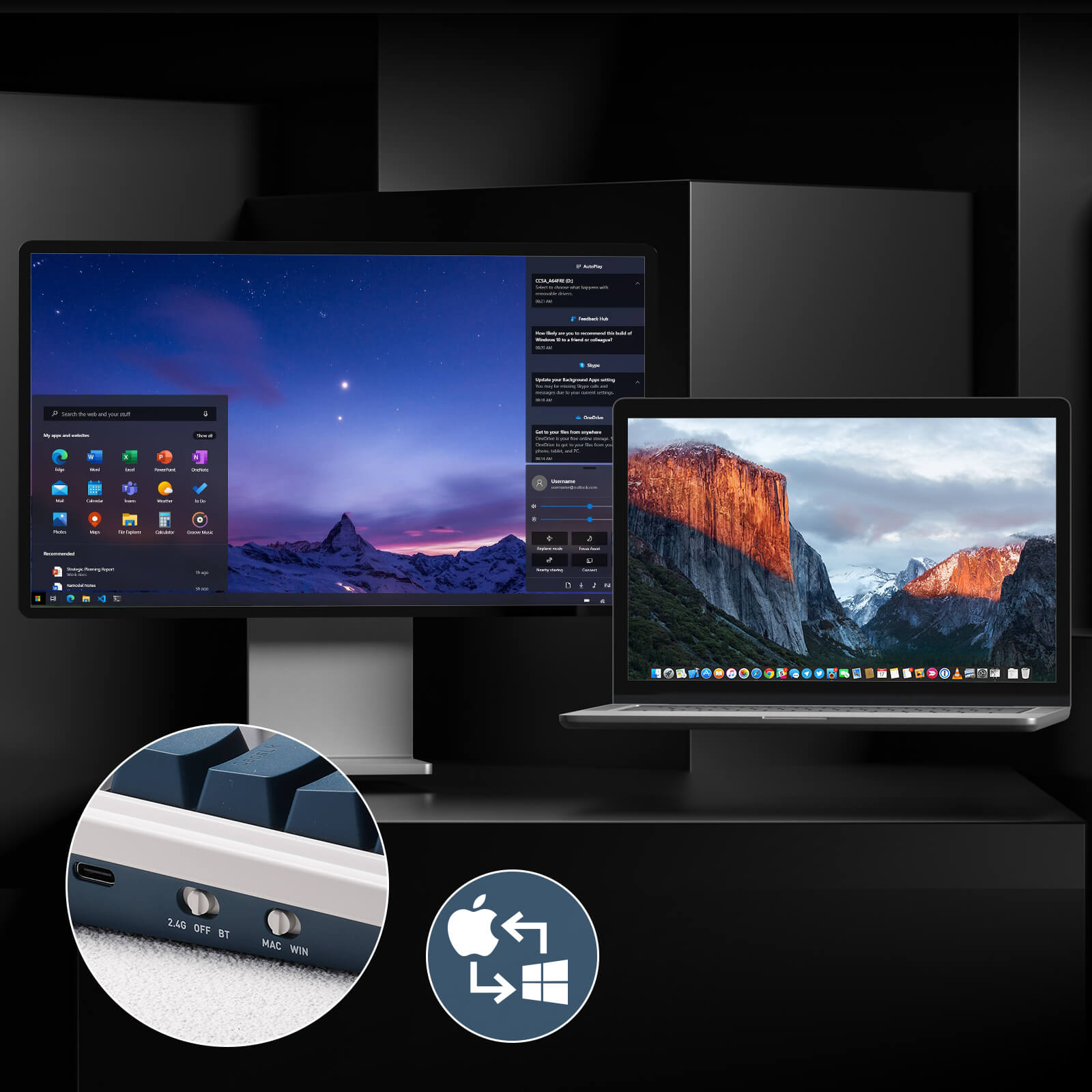 Redragon K686 PRO 96 98 Keys Wireless Gasket RGB Gaming Keyboard