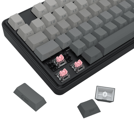 Redragon K707 HE Rapid Trigger Gaming Keyboard, 87 Keys TKL Wired Mechanical Keyboard w/Hyper-Fast Actuation Hall Effect Magnetic Switch, Actuation Point Adjustable, Side Printed PBT Gradient Keycaps