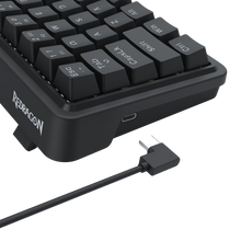 Redragon K722 60% Wired Gasket RGB Gaming Keyboard, 61 Keys Hot-Swap Compact Mechanical Keyboard w/Free-Mod Socket, 3-Layer Noise Dampening, Quiet Custom Linear Switch