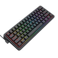 Redragon K722 60% Wired Gasket RGB Gaming Keyboard, 61 Keys Hot-Swap Compact Mechanical Keyboard w/Free-Mod Socket, 3-Layer Noise Dampening, Quiet Custom Linear Switch