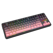 Redragon K728 PRO 80% Wireless Gasket Gaming Keyboard, 3-Mode 87 Keys TKL Mechanical Keyboard w/South-Facing LED & Hot-Swap Socket, 5-Layer Noise Dampening, Custom Linear Switch, PBT Gradient Keycaps