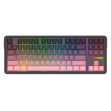 Redragon K728 PRO 80% Wireless Gasket Gaming Keyboard, 3-Mode 87 Keys TKL Mechanical Keyboard w/South-Facing LED & Hot-Swap Socket, 5-Layer Noise Dampening, Custom Linear Switch, PBT Gradient Keycaps
