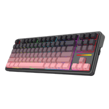 Redragon K728 PRO 80% Wireless Gasket Gaming Keyboard, 3-Mode 87 Keys TKL Mechanical Keyboard w/South-Facing LED & Hot-Swap Socket, 5-Layer Noise Dampening, Custom Linear Switch, PBT Gradient Keycaps