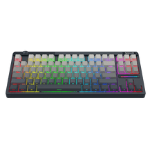 Redragon K729 PRO 80% Wireless Gasket RGB Gaming Keyboard, 3-Mode TKL Mechanical Keyboard w/Knob Control, Mix-Color PBT Keycaps, Hot-Swap South-Facing Socket & 5-Layer Dampener, Custom Silent Switch