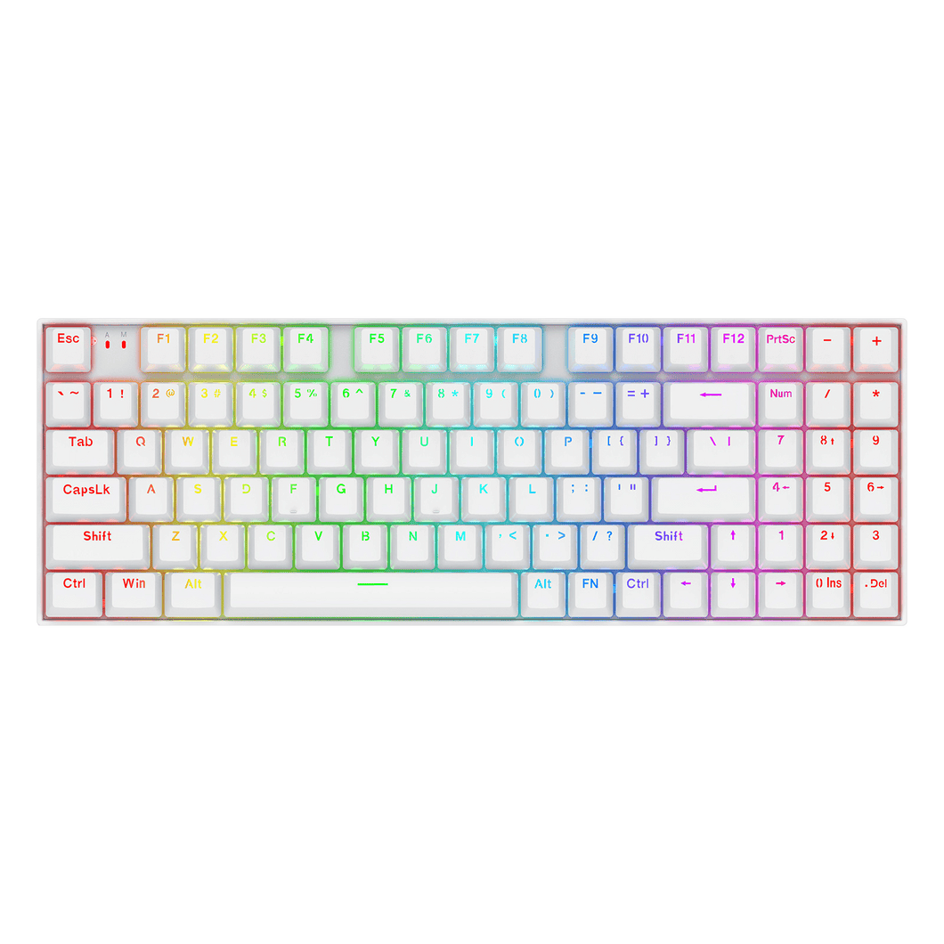 Redragon K736 PRO Rapid Trigger Wireless Gaming Keyboard, 90% 94 Keys 3-Mode Mechanical Keyboard w/Hyper-Fast Actuation, Dedicated Magnetic Switch, Actuation Point Adjustable, 8K Hz Polling Rate