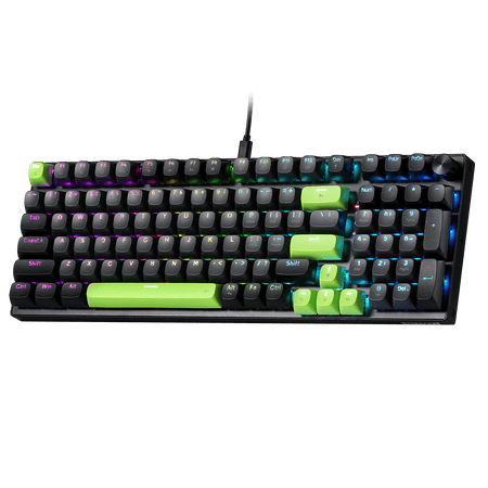 Redragon K740 PRO 98 Keys Wireless RGB Gaming Keyboard, 3-Mode PBT Mechanical Keyboard w/Solid Aluminum Base, Dedicated Knob Control & Hot-Swap Socket, Custom Linear Switch