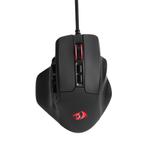 Redragon M806 Bullseye Gaming Mouse, 7 Programmable Buttons Wired RGB Gamer Mouse w/Ergonomic Natural Grip Build, Software Supports DIY Keybinds & Backlit