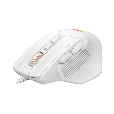 Redragon M806 Bullseye Gaming Mouse, 7 Programmable Buttons Wired RGB Gamer Mouse w/Ergonomic Natural Grip Build, Software Supports DIY Keybinds & Backlit