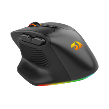 Redragon M806 Wireless Gaming Mouse, 7 Programmable Buttons Wired RGB Gamer Mouse w/ 3-Mode Connection, BT & 2.4G Wireless, Ergonomic Natural Grip Build, Software Supports DIY Keybinds & Backlit