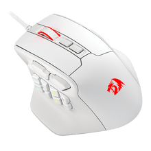 Redragon M811 Aatrox MMO Gaming Mouse, 15 Programmable Buttons Wired RGB Gamer Mouse w/ Ergonomic Natural Grip Build, 10 Side Macro Keys, Software Supports DIY Keybinds & Backlit