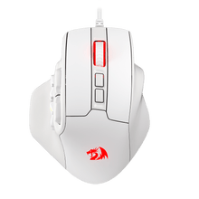 Redragon M811 Aatrox MMO Gaming Mouse, 15 Programmable Buttons Wired RGB Gamer Mouse w/ Ergonomic Natural Grip Build, 10 Side Macro Keys, Software Supports DIY Keybinds & Backlit