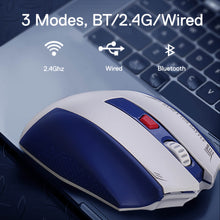 Redragon M994 Wireless Bluetooth Gaming Mouse, 26000 DPI Wired/Wireless Gamer Mouse w/ 3-Mode Connection, BT & 2.4G Wireless, 6 Macro Buttons, Durable Power Capacity for PC/Mac/Laptop