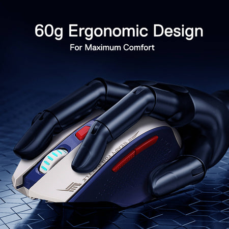 Redragon M994 Wireless Bluetooth Gaming Mouse, 26000 DPI Wired/Wireless Gamer Mouse w/ 3-Mode Connection, BT & 2.4G Wireless, 6 Macro Buttons, Durable Power Capacity for PC/Mac/Laptop