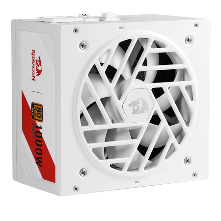 Redragon RGMS-1000W PRO 80+ Gold 1000 Watt Power Supply w/Upgraded ATX 3.1 & PCIe 5.1 Fully Modular, Compact 150mm Size, Smart ECO Low Noise Fan, 100% Japanese Capacitors, Full Mod Cables