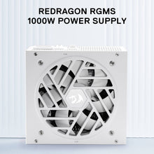 Redragon RGMS-1000W PRO 80+ Gold 1000 Watt Power Supply w/Upgraded ATX 3.1 & PCIe 5.1 Fully Modular, Compact 150mm Size, Smart ECO Low Noise Fan, 100% Japanese Capacitors, Full Mod Cables