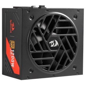 Redragon RGMS-1200W PRO 80+ Gold 1200 Watt Power Supply w/Upgraded ATX 3.1 & PCIe 5.1 Fully Modular, Compact 150mm Size, Smart ECO Low Noise Fan, 100% Japanese Capacitors, Full Mod Cables