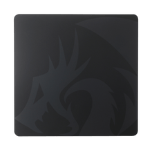 Redragon PG1M Glass Mouse Pad - Ultra-Smooth Precision Surface with Non-Slip Base, Easy to Clean, Hard Mousepad for Gaming - 330 x 330 x 3.7mm, Black