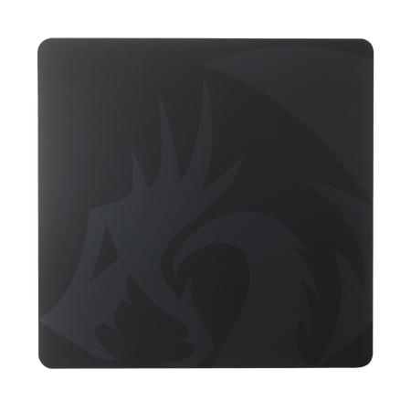 Redragon PG1M Glass Mouse Pad - Ultra-Smooth Precision Surface with Non-Slip Base, Easy to Clean, Hard Mousepad for Gaming - 330 x 330 x 3.7mm, Black