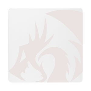 Redragon PG1M Glass Mouse Pad - Ultra-Smooth Precision Surface with Non-Slip Base, Easy to Clean, Hard Mousepad for Gaming - 330 x 330 x 3.7mm, White