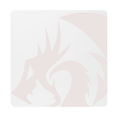 Redragon PG1M Glass Mouse Pad - Ultra-Smooth Precision Surface with Non-Slip Base, Easy to Clean, Hard Mousepad for Gaming - 330 x 330 x 3.7mm, White