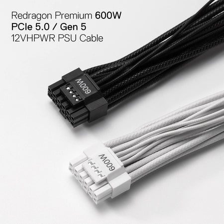 Redragon PSU007 Premium 600W PCI-e 5.0 GPU Power Cable