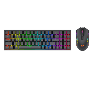 Redragon BS136 Gaming Keyboard & Mouse Combo, 75% K628 Tri-Mode Wireless RGB Mechanical Keyboard and 8000 DPI Gamer Mouse Bundle