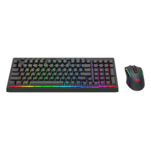 Redragon S142 Wireless Gaming Keyboard & Mouse Combo, 98 Keys K515 PRO Wireless RGB Membrane Keyboard and 4800 DPI Wireless M693 PRO Gaming Mouse Bundle