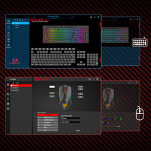 Redragon S142 Wireless Gaming Keyboard & Mouse Combo, 98 Keys K515 PRO Wireless RGB Membrane Keyboard and 4800 DPI Wireless M693 PRO Gaming Mouse Bundle